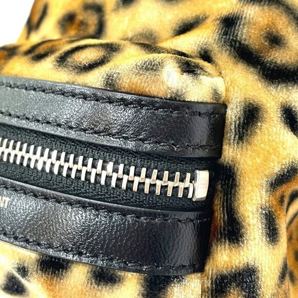 SAINT LAURENT PARIS 441911 Leopard Mini Backpack Key Holder Bag Charm - Picture 10 of 12